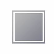 Electric Mirror Integrity 36" W x 36" H Rectangular Frameless Bathroom Wall Mirror with Light N/A