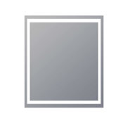 Electric Mirror Integrity 36" W x 42" H Rectangular Frameless Bathroom Wall Mirror with Light N/A
