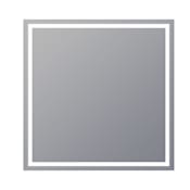 Electric Mirror Integrity 42" W x 42" H Rectangular Frameless Bathroom Wall Mirror with Light N/A