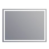 Electric Mirror Integrity 48" W x 36" H Rectangular Frameless Bathroom Wall Mirror with Light N/A