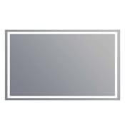Electric Mirror Integrity 60" W x 36" H Rectangular Frameless Bathroom Wall Mirror with Light N/A