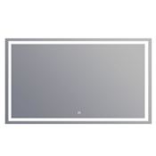 Electric Mirror Ava 72" W x 42" H Rectangular Frameless Bathroom Wall Mirror with Light N/A