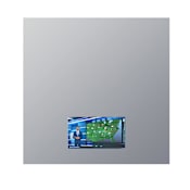 Electric Mirror Loft 40" W x 40" H Rectangular Frameless Bathroom Wall Mirror with Light N/A