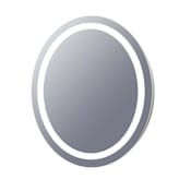 Electric Mirror Mystique 30" Diameter Circular Frameless Bathroom Wall Mirror with Light N/A