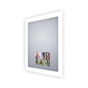 Electric Mirror Silhouette 36" W x 42" H Rectangular Frameless Bathroom Wall Mirror with Light N/A