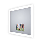 Electric Mirror Silhouette 48" W x 42" H Rectangular Frameless Bathroom Wall Mirror with Light N/A