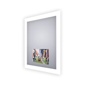 Electric Mirror Silhouette 36" W x 42" H Rectangular Frameless Bathroom Wall Mirror with Light N/A