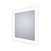 Electric Mirror Silhouette 36" W x 36" H Rectangular Frameless Bathroom Wall Mirror with Light N/A