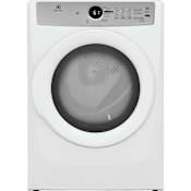 Electrolux 27 Inch Wide 8 Cu. Ft. Energy Star Rated Gas Dryer with Moisture Sensors White