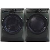 Electrolux 27 Inch Wide 4.5 Cu. Ft. Front Load Washer and 27 Inch Wide 8 Cu. Ft. Electric Dryer Laundry Pair with Pure Rinse Option and Predictive Dry Alpine Green