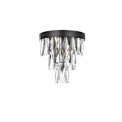 Elegant Lighting Josephine 2 Light 11" Tall Wall Sconce Black