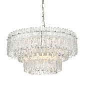 Elegant Lighting Emilia 6 Light 21" Wide Crystal Pendant Chrome