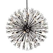 Elegant Lighting Vera 32 Light 44" Wide Pendant Black