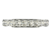 Elegant Lighting Valetta 24" Wide LED Bath Bar with Clear Royal Cut Crystals Chrome