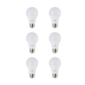 Elegant Lighting Pack of (6) Raedyn 10 Watt A19 Medium (E26) LED Bulbs - 800 Lumens, 2700K, and 80CRI White