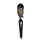 Elegant Lighting Single Aera 3" Wide 12V Spot Light Antique Brass