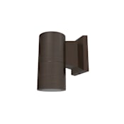 Elegant Lighting Aera 4" Tall Outdoor Wall Sconce Antique Brass