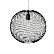 Elegant Lighting Keller Single Light 15" Wide Pendant Black