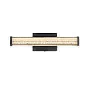 Elegant Lighting Jaxx 4" Tall 16" Wide Bath Bar Black