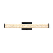 Elegant Lighting Jaxx 4" Tall 24" Wide Bath Bar Black