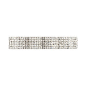 Elegant Lighting Ollie 4 Light 27" Wide Bathroom Vanity Light with Clear Royal Cut Crystals Chrome