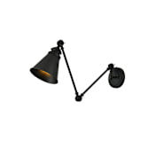 Elegant Lighting Vesa 18" Tall Bathroom Sconce Black