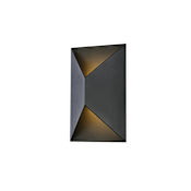 Elegant Lighting Raine 7" Wide LED Outdoor Wall Sconce Black