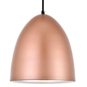 Elegant Lighting Circa 10" Wide Pendant with an Aluminum Shade Honey Gold
