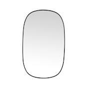 Elegant Lighting Brynn 30" W x 48" H Oval Framed Accent Mirror Black