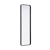 Elegant Lighting Remy 18"W x 60"H Rectangular Flat Medium Density Fiberboard (MDF) Framed Accent Mirror Black