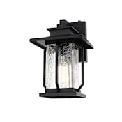 Elegant Lighting Salem 12" Tall Outdoor Wall Sconce Black