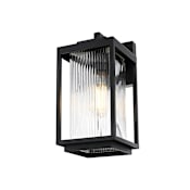 Elegant Lighting Ludlow 13" Tall Outdoor Wall Sconce Black