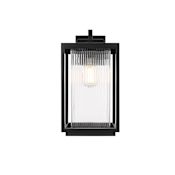 Elegant Lighting Ludlow 15" Tall Outdoor Wall Sconce Black