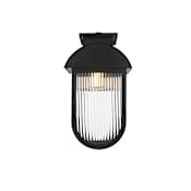 Elegant Lighting Albert 19" Tall Outdoor Wall Sconce Black