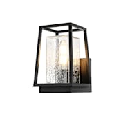 Elegant Lighting Lehigh 10" Tall Outdoor Wall Sconce Black