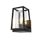Elegant Lighting Lehigh 11" Tall Outdoor Wall Sconce Black