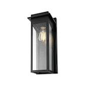 Elegant Lighting Dunton 19" Tall Outdoor Wall Sconce Black