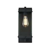 Elegant Lighting Julien 15" Tall Outdoor Wall Sconce Black