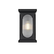Elegant Lighting Sevyn 14" Tall Outdoor Wall Sconce Black