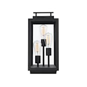 Elegant Lighting Single Valentin 110V 18" Tall Bollard Path Light Black