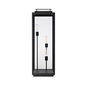 Elegant Lighting Single Valentin 110V 36" Tall Bollard Path Light Black