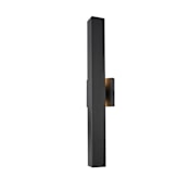 Elegant Lighting Troy 24" Tall Outdoor Wall Sconce Black