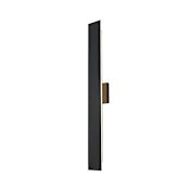 Elegant Lighting Waylen 34" Tall Outdoor Wall Sconce Black