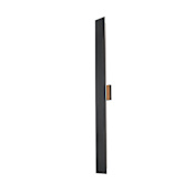 Elegant Lighting Waylen 48" Tall Outdoor Wall Sconce Black