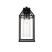 Elegant Lighting Zora 24" Tall Outdoor Wall Sconce Black