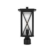Elegant Lighting Jada 17" Tall Post Light Black