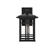 Elegant Lighting Harley 13" Tall Outdoor Wall Sconce Black
