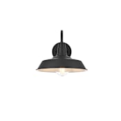 Elegant Lighting Franco 9" Tall Outdoor Wall Sconce Black