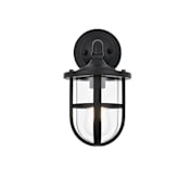 Elegant Lighting Hugo 12" Tall Outdoor Wall Sconce Black