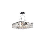 Elegant Lighting Maxime 12 Light 24" Wide Crystal Chandelier with Clear Royal Cut Crystals Black